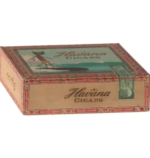 Mum & Dad Mice in Cigar Box