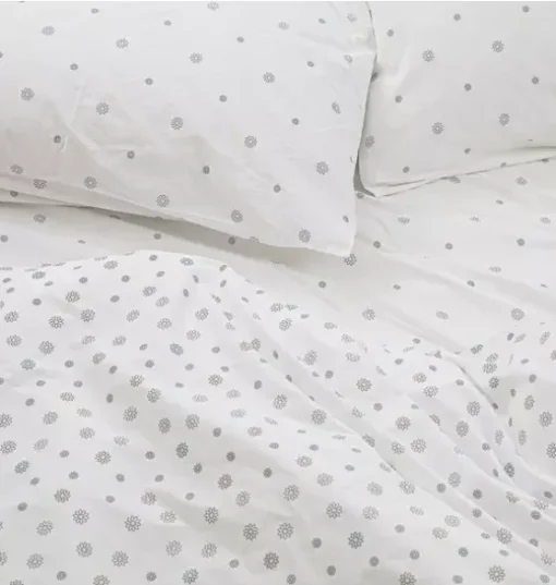 Organic Chamomile Bloom Duvet Cover
