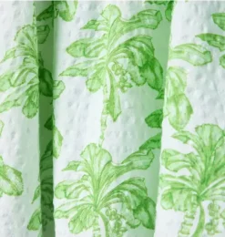 Palm Tree Ruffle Dress