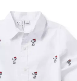 PEANUTS&trade; Snoopy Santa Poplin Shirt