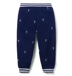 PEANUTS&trade; Snoopy Santa Striped Cuff Jogger