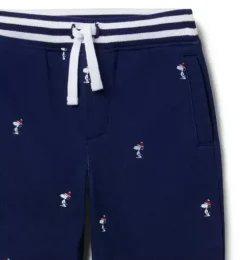 PEANUTS&trade; Snoopy Santa Striped Cuff Jogger
