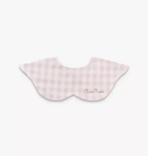 Picnic Gingham Winglet Bib - Pink