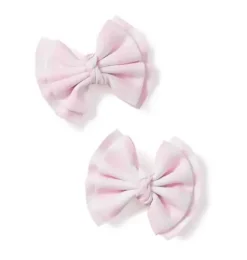 Pink Gingham 2- Pack Hair Bows