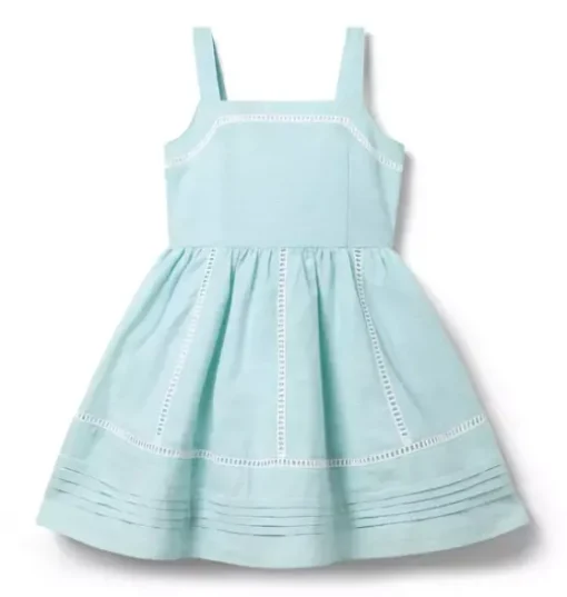Pintuck Trim Dress