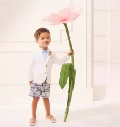 Plaid Patchwork Pull-On Short