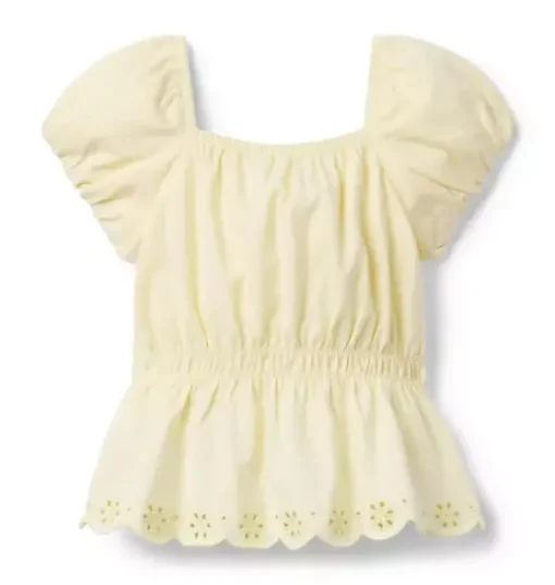 Puff Sleeve Peplum Top