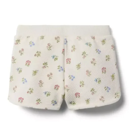 Quilted Floral Short