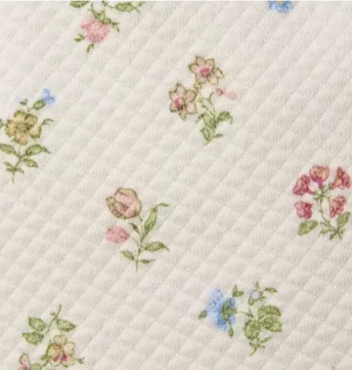 Quilted Floral Short