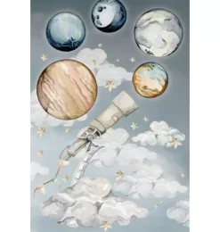 "Galileo Sky" Wall Decal Set