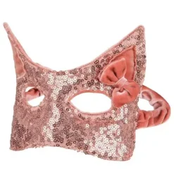 "Pink sequins" Cat Mask