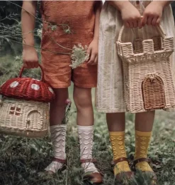 Rattan Castle Bag - Natural