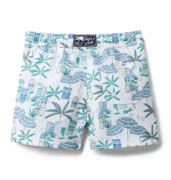 Recycled Coastal Getaway Swim Trunk
