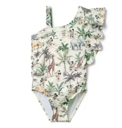 Recycled Disney Mickey Mouse Safari Swimsuit