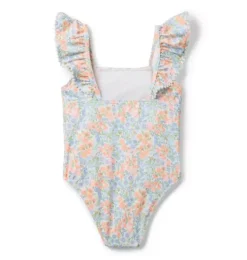 Recycled Ditsy Floral Ruffle Swimsuit