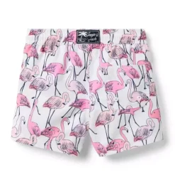 Recycled Flamingo Swim Trunk