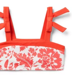 Recycled Floral Bow 2-Piece Swimsuit