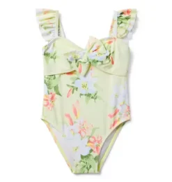 Recycled Floral Bow Swimsuit