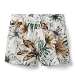Recycled Leaf Swim Trunk