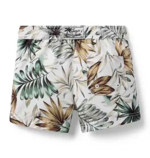 Recycled Leaf Swim Trunk