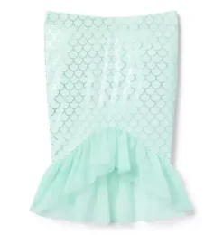 Recycled Mermaid Tail Skirt Cover-Up