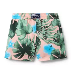 Recycled Palm Swim Trunk