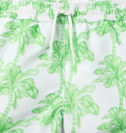 Recycled Palm Tree Swim Trunk