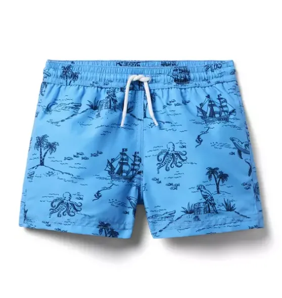Recycled Sea Days Swim Trunk