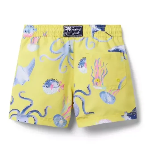 Recycled Sea Friends Swim Trunk