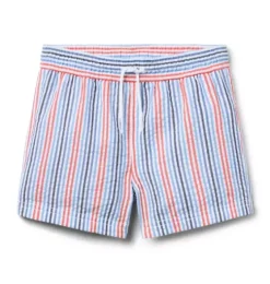 Recycled Striped Swim Trunk