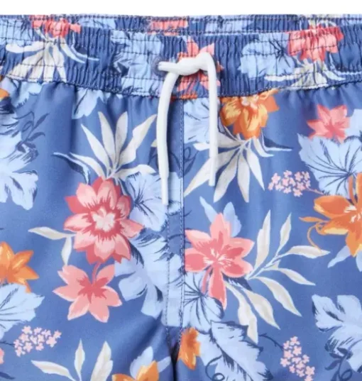 Recycled Tropical Floral Swim Trunk