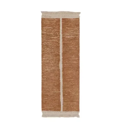 Reversible Washable Runner Rug Duetto Toffee