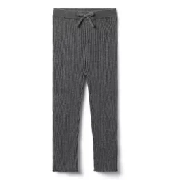 Ribbed Bow Legging