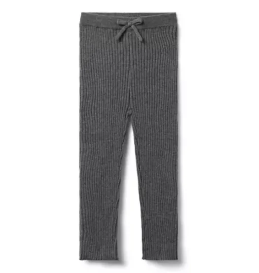 Ribbed Bow Legging