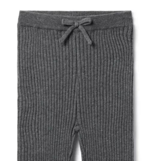 Ribbed Bow Legging