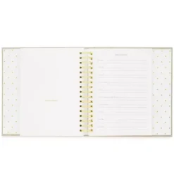 Rose Linen Baby Book