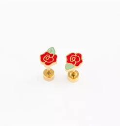 Rose Stud Earrings