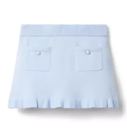 Ruffle Hem Sweater Skirt
