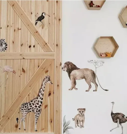 Savanna Animals Wonderland Wall Decal Set