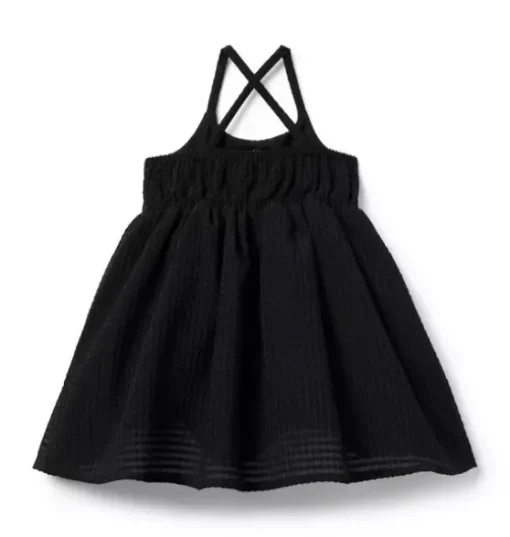 Seersucker Crossback Dress