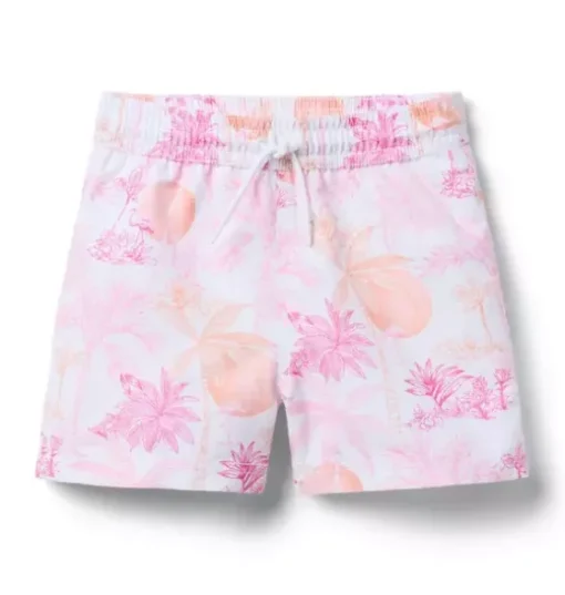 Serena Williams x Janie and Jack Toile Tour Recycled Swim Trunk