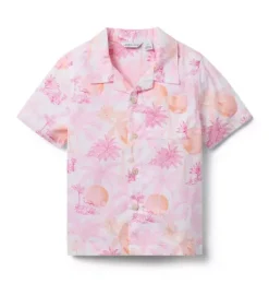 Serena Williams x Janie and Jack Toile Tour Cabana Shirt
