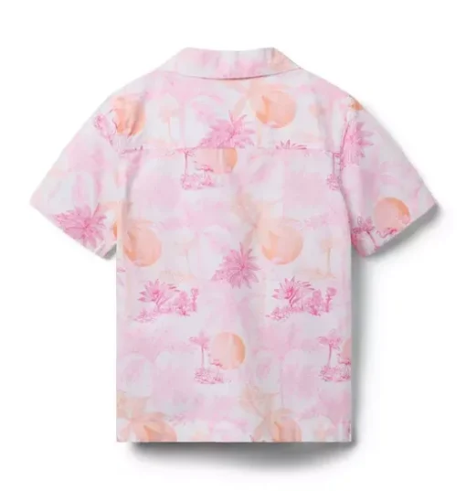 Serena Williams x Janie and Jack Toile Tour Cabana Shirt