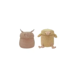 Set of 2 Mini Baskets Charlie & Peggy