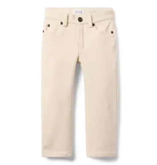 Slim Jean In Ecru Wash