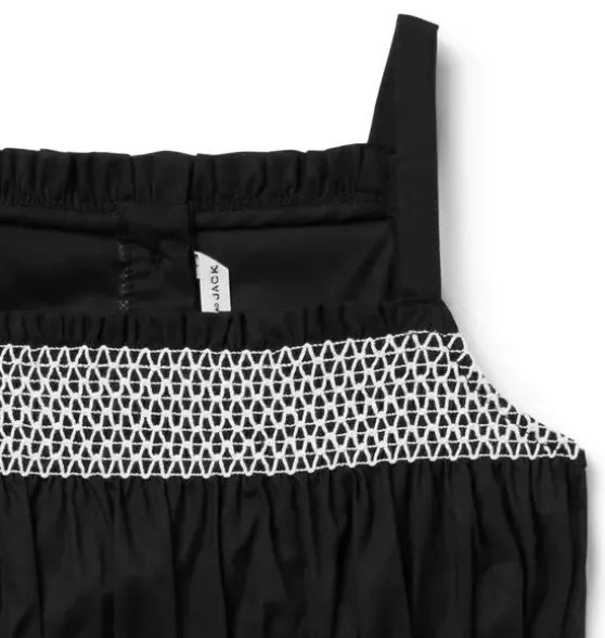 Smocked Ruffle Hem Top