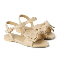 Straw Bow Sandal