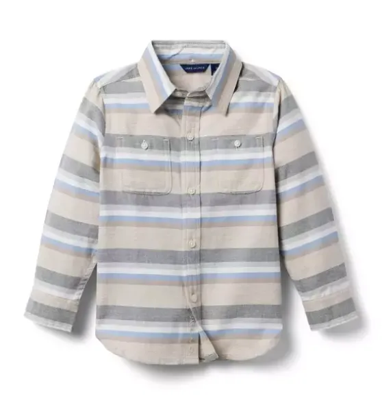 Striped Flannel Shirt