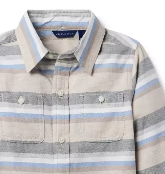 Striped Flannel Shirt