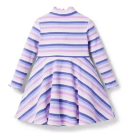 Striped Ribbed Dress